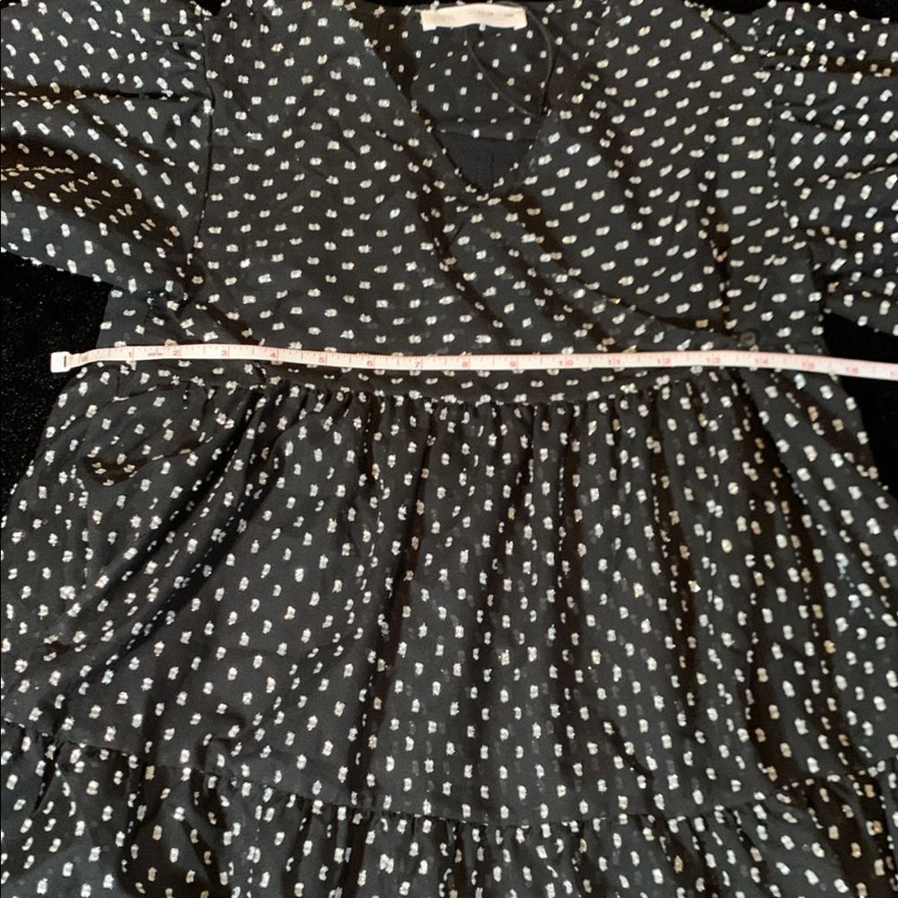 Zara Kids Black and Silver Party Dress Size 11-12 - Picture 9 of 9